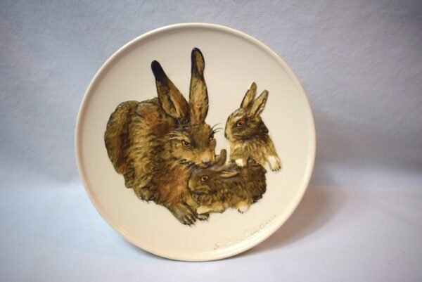 Vintage 1975 Goebel First Edition Mothers Series Rabbit and Bunnies Plate