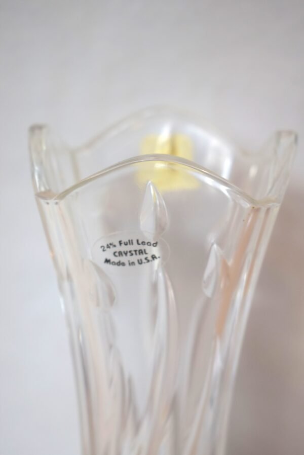 Partylite Signature Crystal Bud Vase Retired P7056 - Image 3