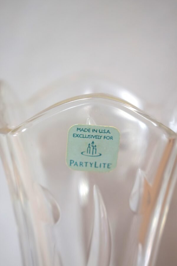 Partylite Signature Crystal Bud Vase Retired P7056 - Image 6