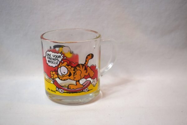 Vintage 1978 McDonalds Garfield Glass Coffee Mug Cup Promotion Give Away