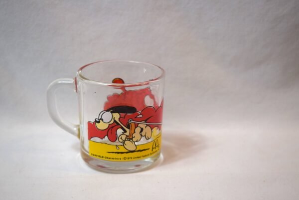 Vintage 1978 McDonalds Garfield Glass Coffee Mug Cup Promotion Give Away - Image 3