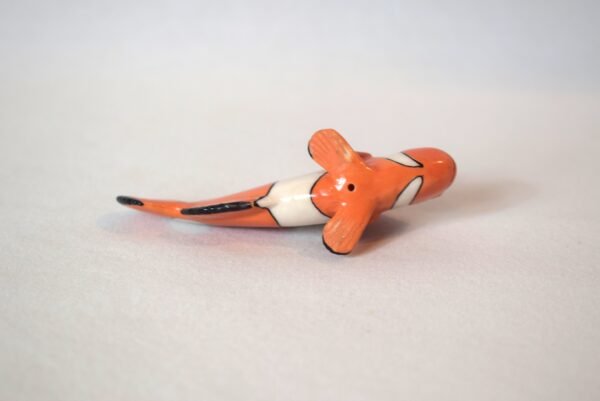 Small Vintage Porcelain Realistic Clownfish Figure Ocean Marine Fish - Image 2