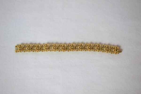 Vintage D'Orlan Jewelry Faux Pearl and Gold Tone Fashion Bracelet - Image 3