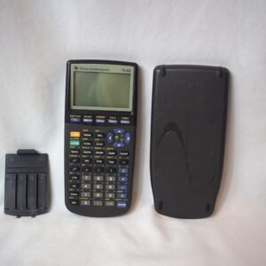 1998 Texas Instruments TI-83 Plus Grafting Calculator with Cover  Tested Black