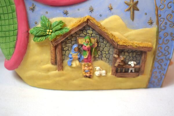 Vintage Resin Nativity Angel North Star - Image 7