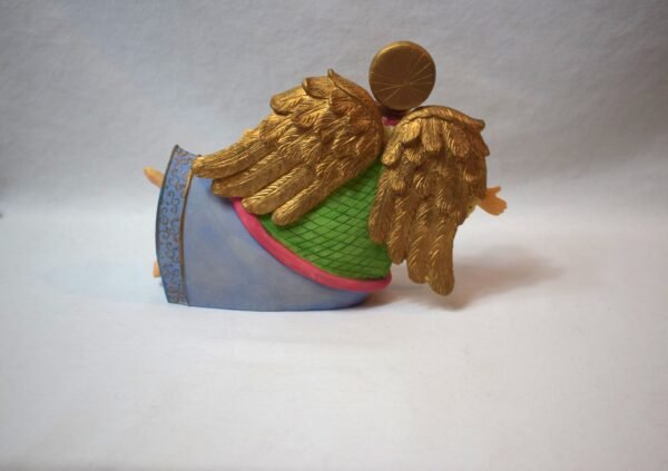 Vintage Resin Nativity Angel North Star - Image 3