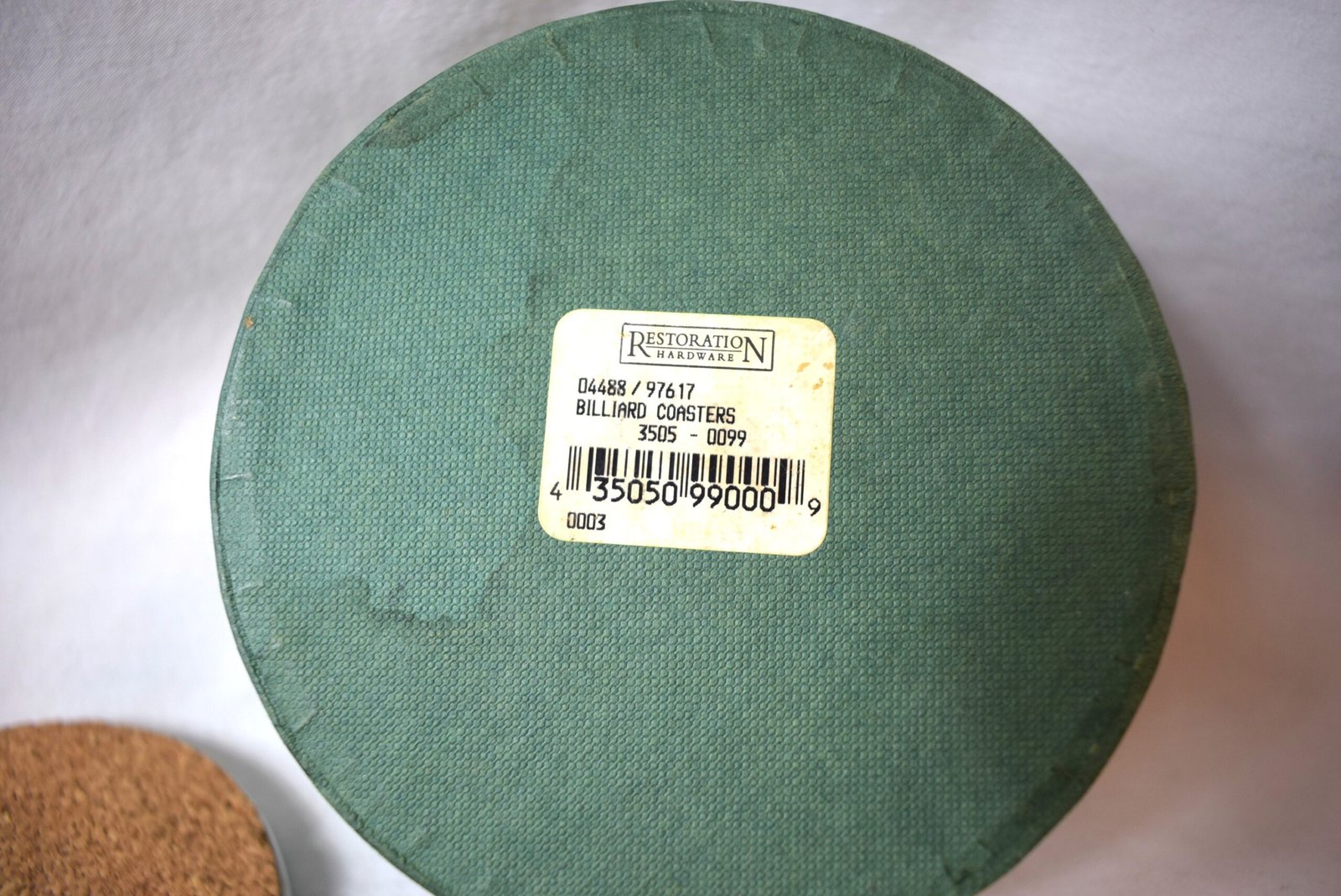 Restoration Hardware Assorted Set of 6 Pool Ball Coasters - Image 3