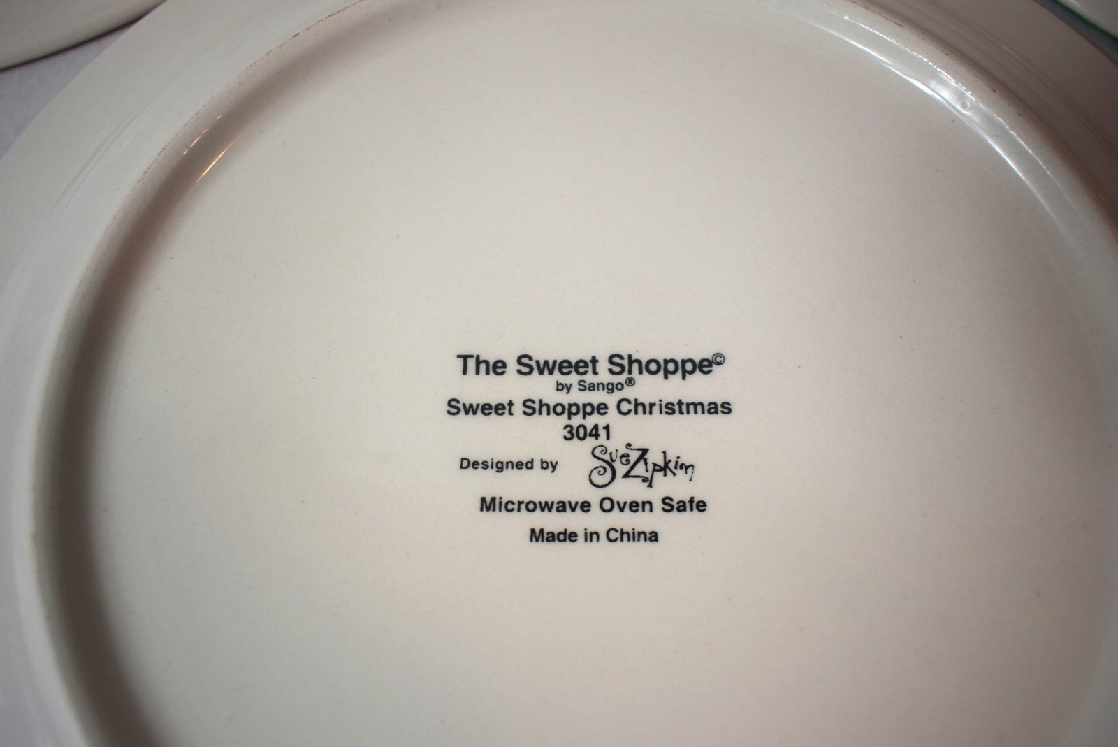 The Sweet Shop By Sango Set Of Four Snowman 8 Inch Dessert Plates - Image 3