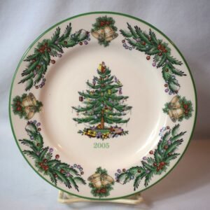 2005 Spode Christmas Tree Annual Collectors Plate Holiday Decoration