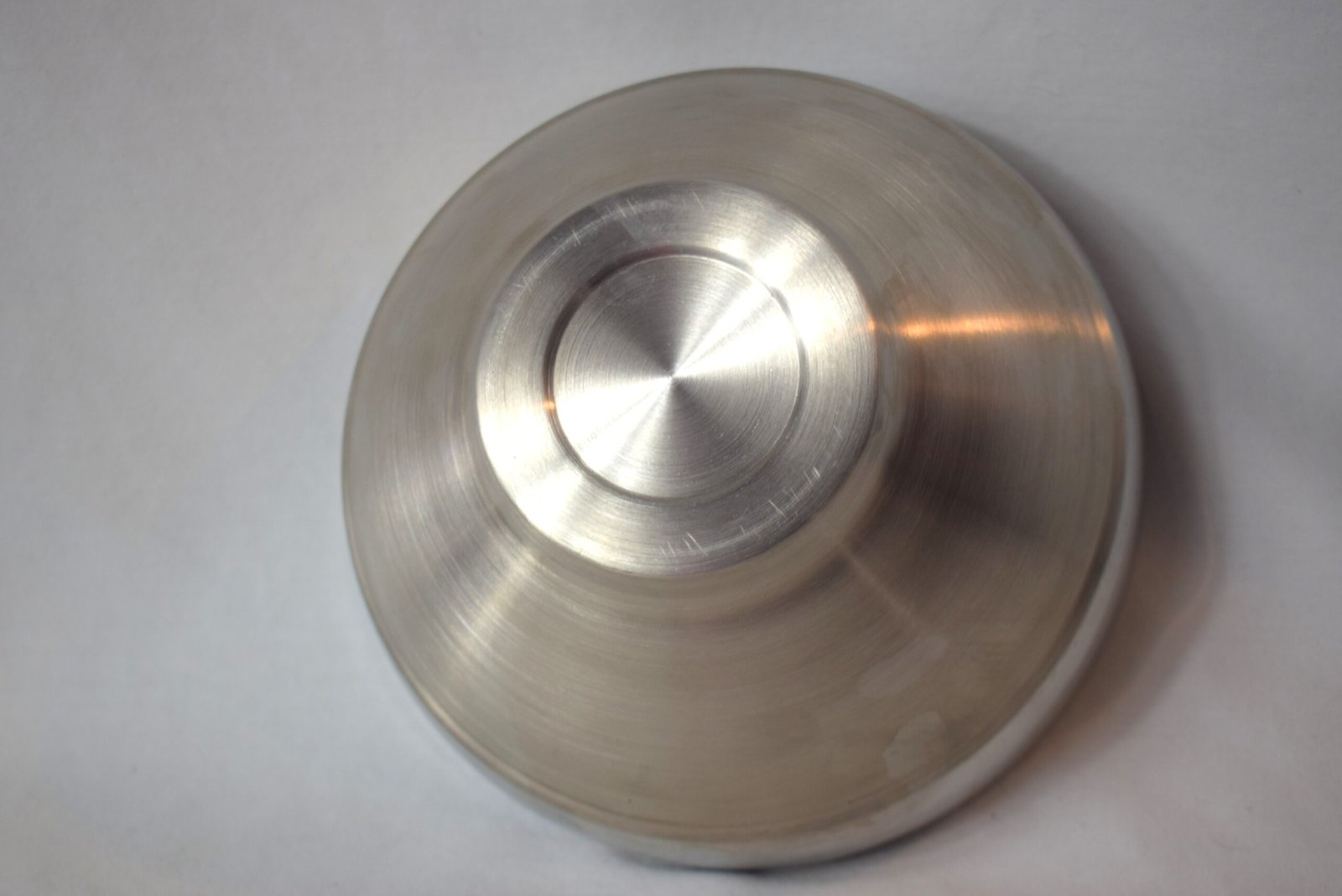 Vintage Stainless Steel Serving Bowl with Lid - Image 4