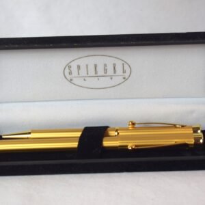 Vintage Spiegel Elite 2 Ball Point Pen Gift Set In Velvet Box
