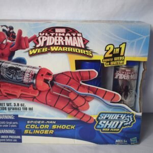 NIB Marvel Ultimate Spider-Man Color Shock Slinger 2 in 1 Spidey  Shot Fluid