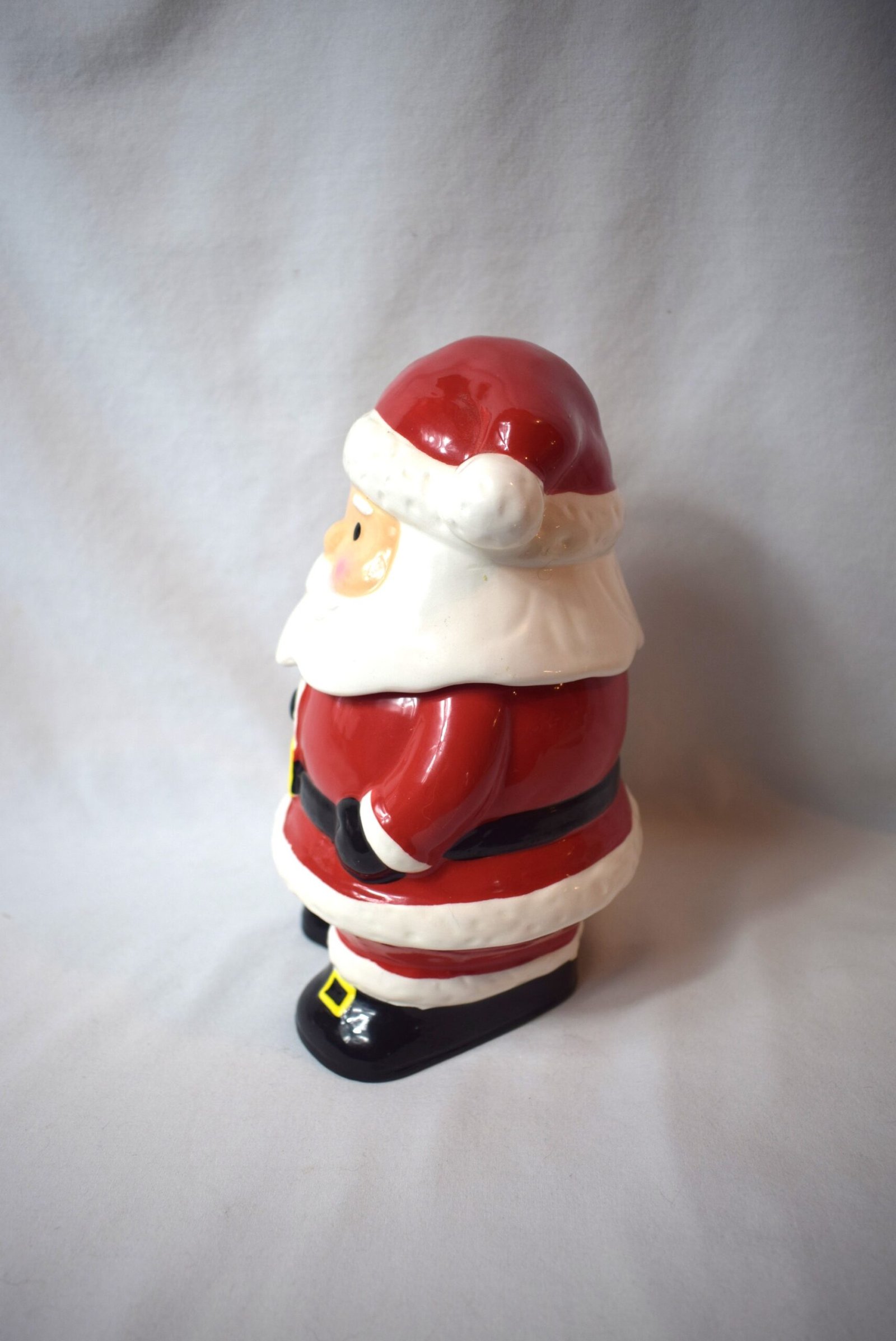 SCM Designs Ceramic Standing Santa Claus Cookie Jar Sealed Canister - Image 2