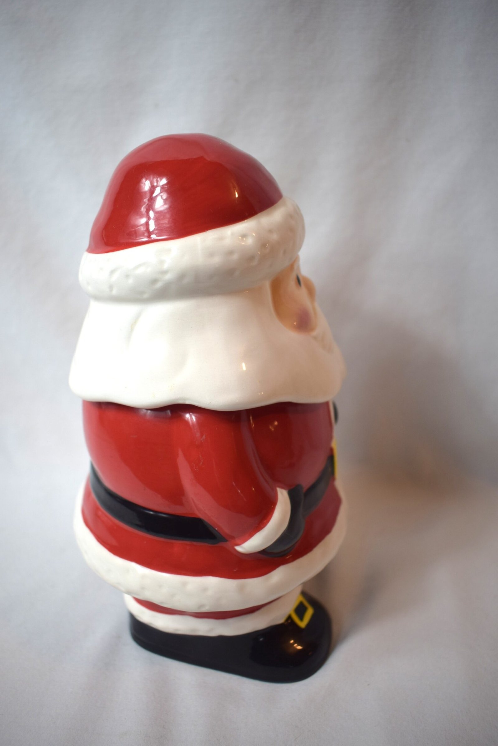 SCM Designs Ceramic Standing Santa Claus Cookie Jar Sealed Canister - Image 4