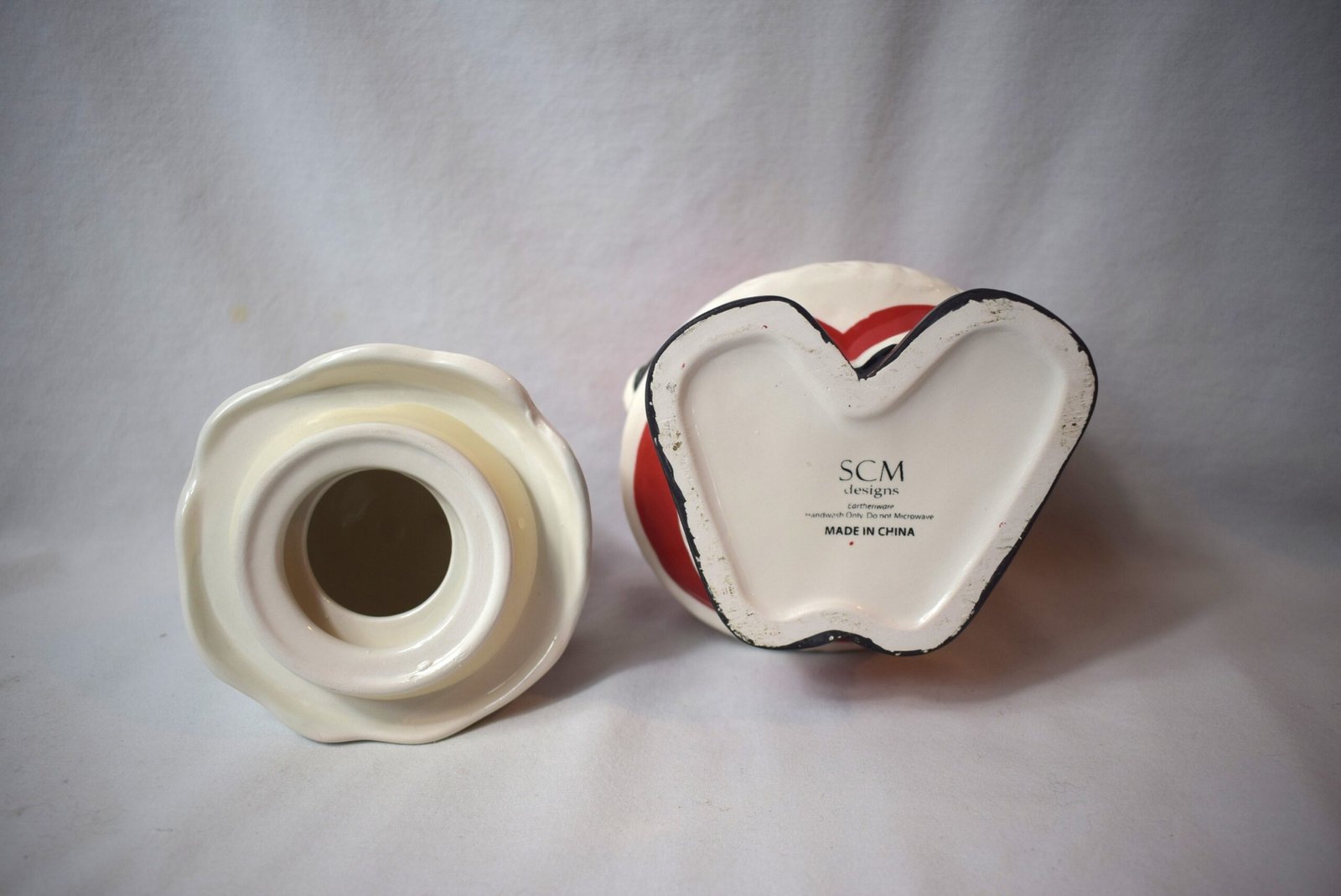 SCM Designs Ceramic Standing Santa Claus Cookie Jar Sealed Canister - Image 5