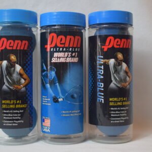 New 3 Penn 3 Pack Ultra Blue  Racquet Balls