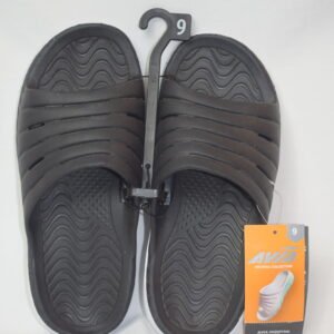 New With Tags Avia Black and White Hightail Slide Shoes Size 9