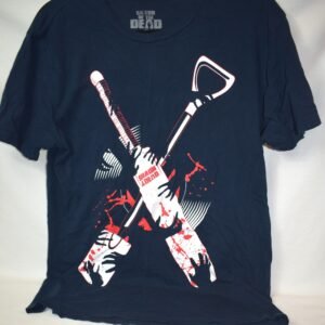 2016 Blue Shaun Of The Dead Short Sleeve T-Shirt Size Large