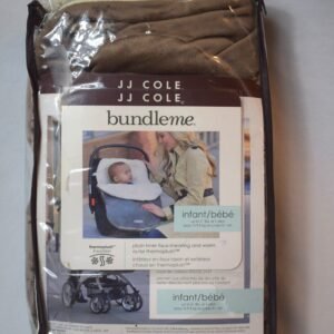 NIP JJ Cole BundleMe Baby Infant Bunting Bag Warm Grey Cream Car Seat Cover