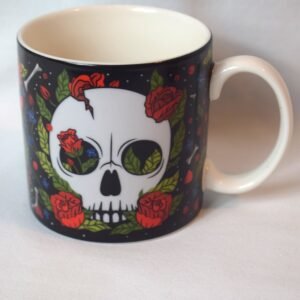 2022 Hacche Retail Ltd True Crime Addict Mug I Must Confess...Skull and Roses