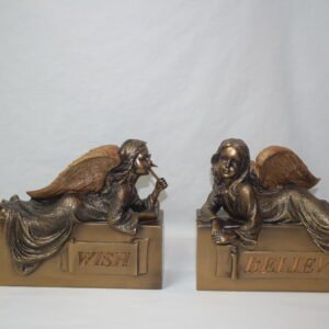 Vintage Decorative Seymour Mann Lounging Angel Bookends